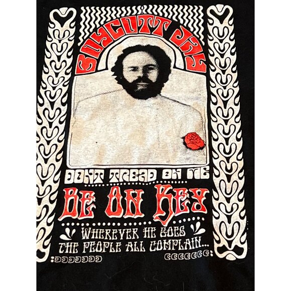 Grateful Dead Jerry Garcia Boycott Jay Be On Key Black T-Shirt XL  Graphic Tee - Picture 2 of 7